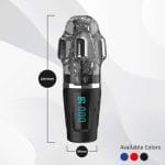 Hypershaker Automatic App Controlled LCD Masturbator Black