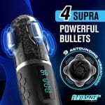 Hypershaker Automatic App Controlled LCD Masturbator Black