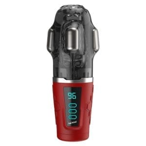 168788 1 Hypershaker Automatic App Controlled LCD Masturbator Red